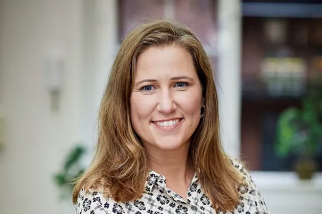Porträtt av Marie Dacke. Foto.