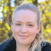 Porträtt av Sara Bengtsson. Foto.