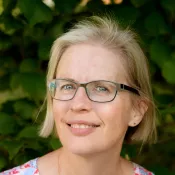 Porträtt av Lena Magnusson. Foto.