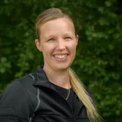 Porträtt av Cecilia Thomasson. Foto.